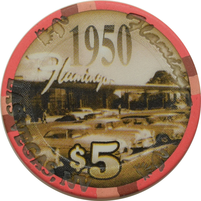 Flamingo Casino Las Vegas Nevada 1950 Decade $5 Chip 2003
