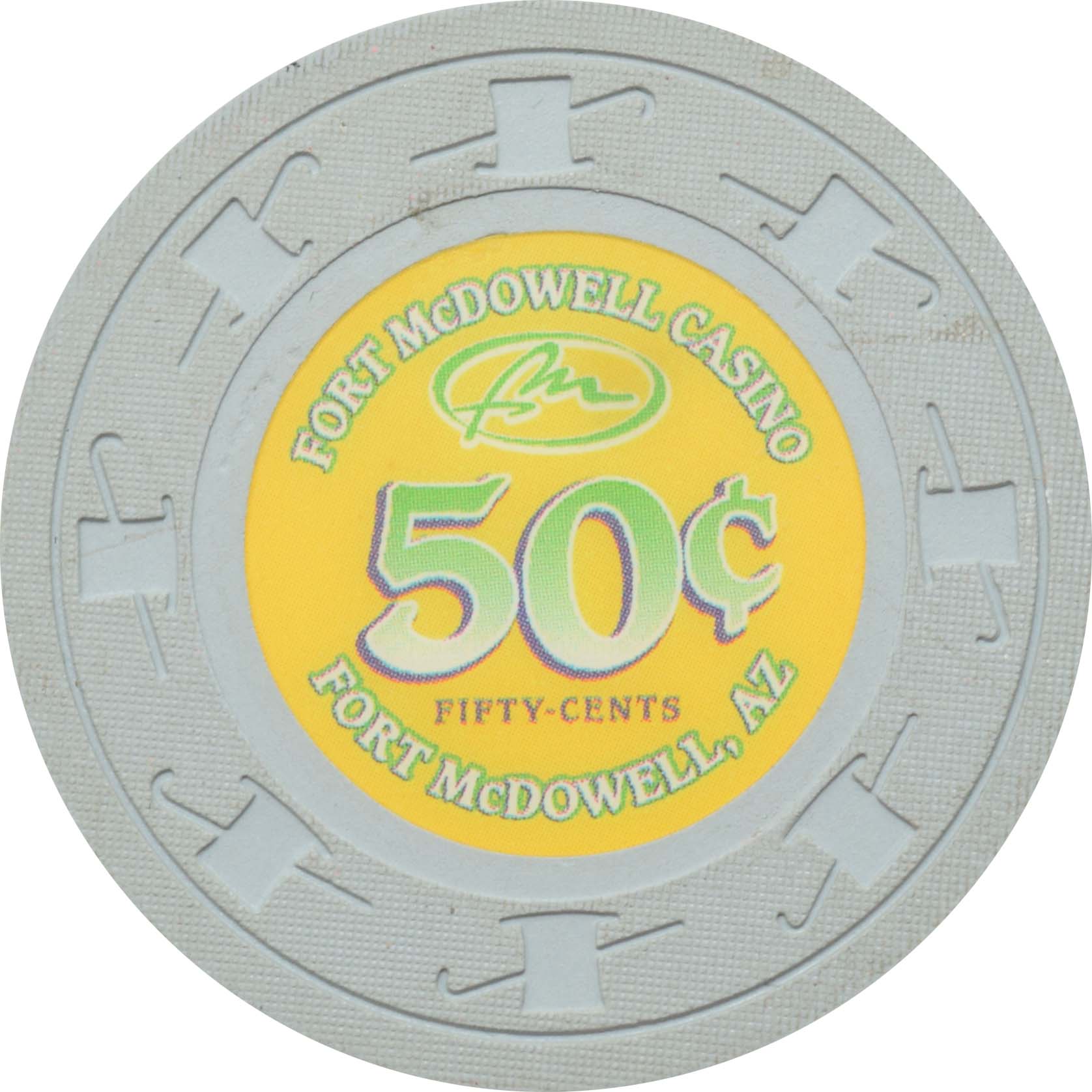 Fort McDowell Casino Ft. McDowell Arizona 50 Cent Chip