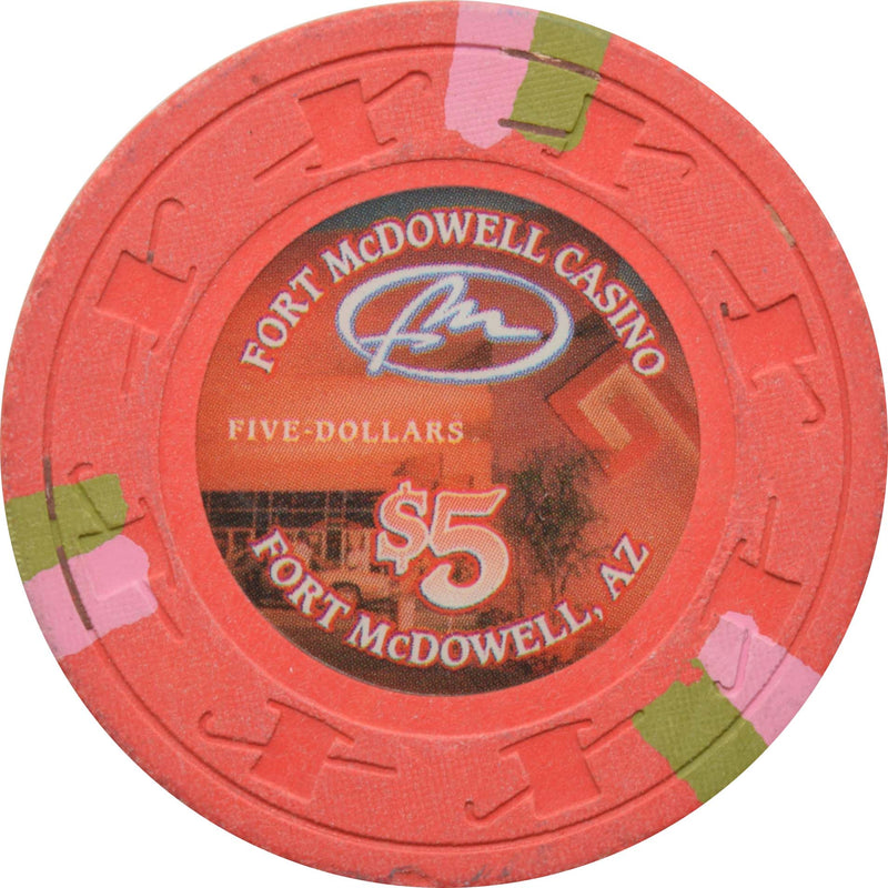 Fort McDowell Casino Ft. McDowell Arizona $5 Paulson Chip