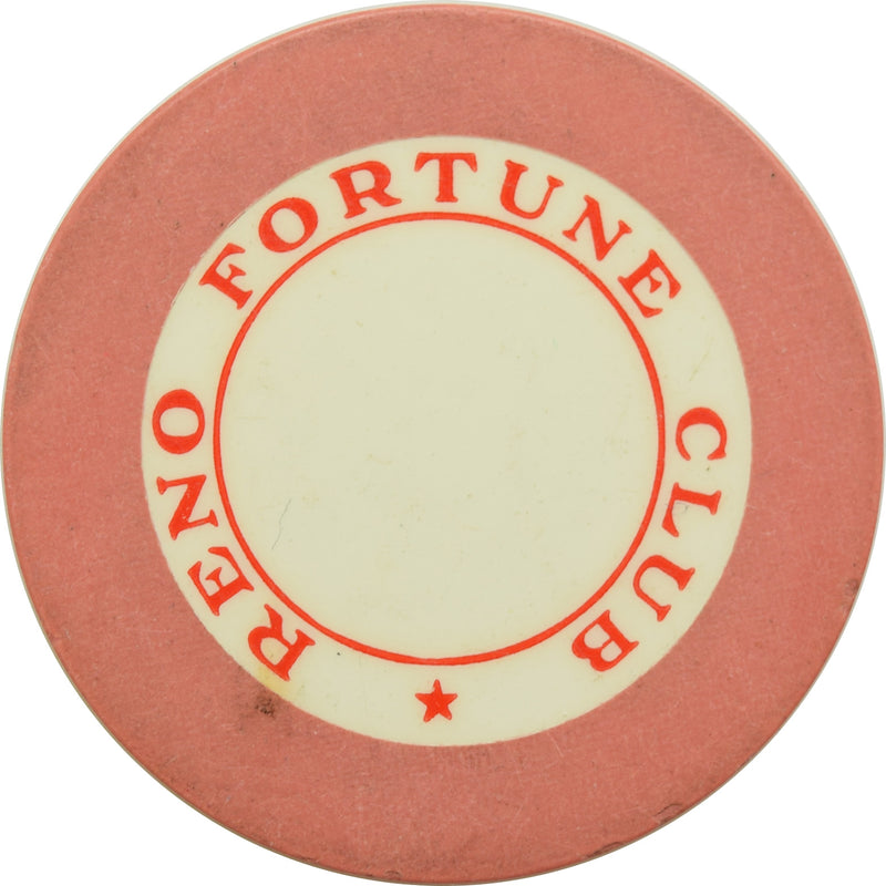 Fortune Club Casino Reno Nevada Chip 1937