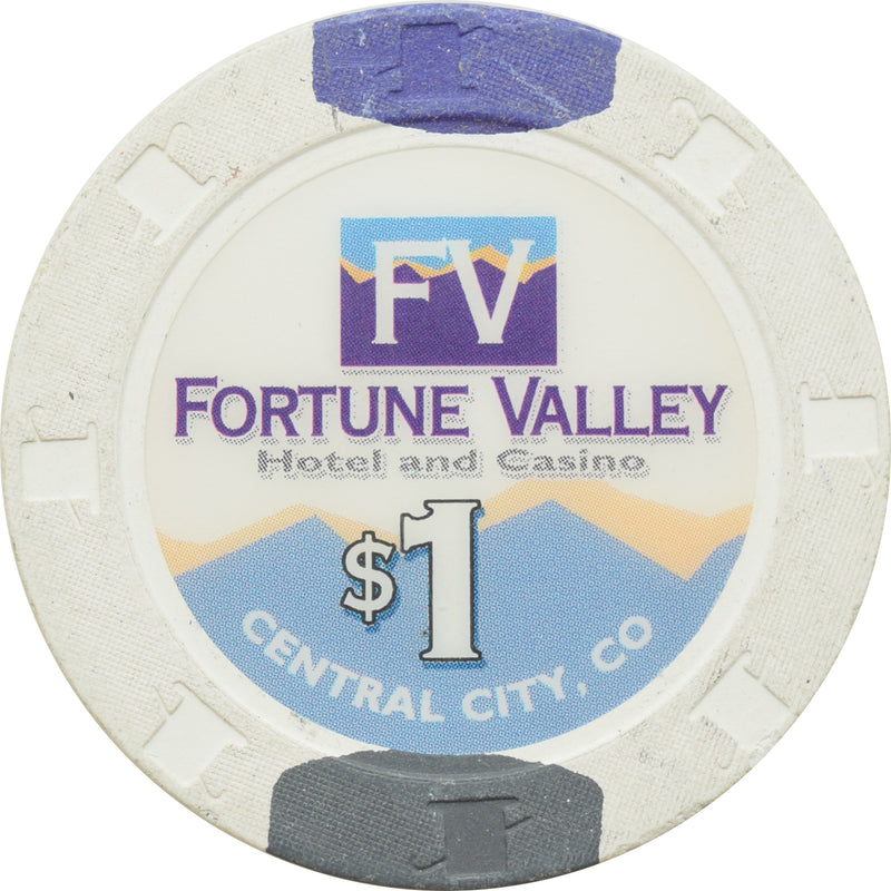 Fortune Valley Casino Central City Colorado $1 Chip