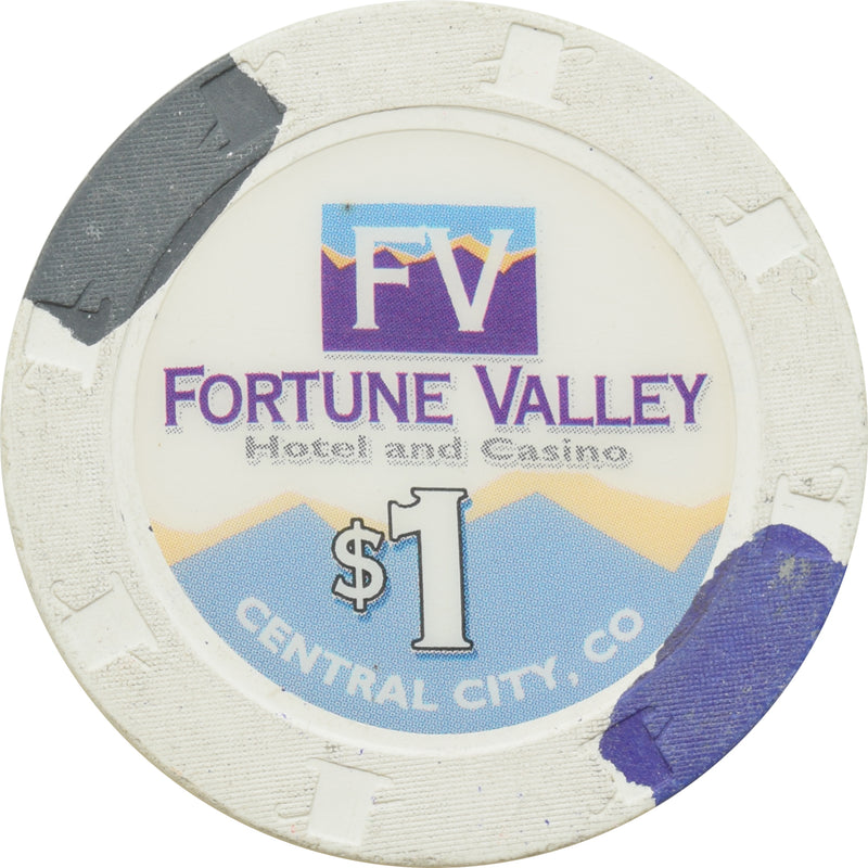 Fortune Valley Casino Central City Colorado $1 Chip