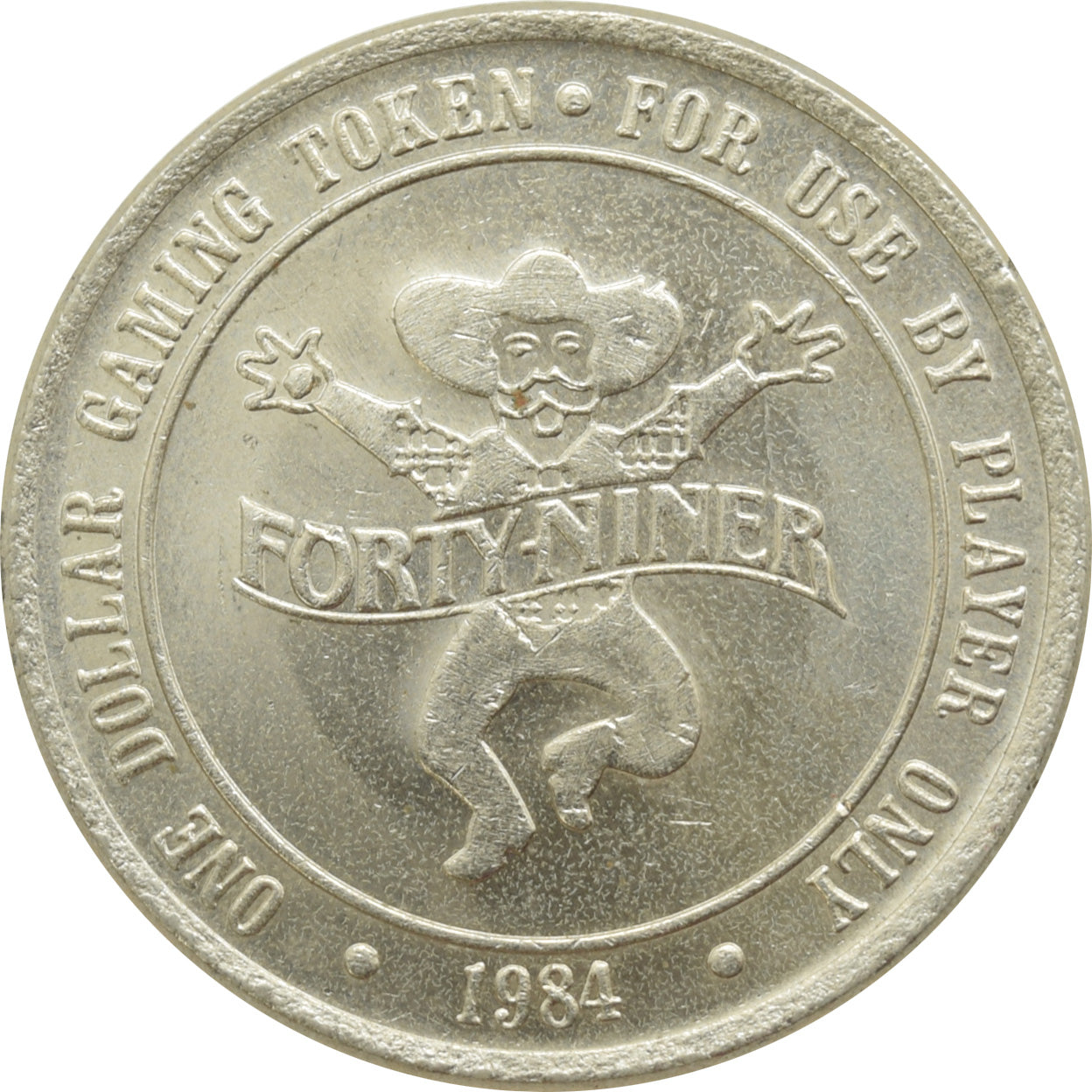 Forty Niner Truck Plaza Casino Winnemucca NV $1 Token 1984
