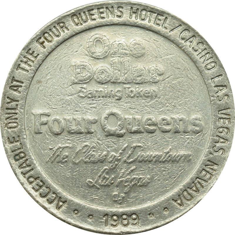 Four Queens Casino Las Vegas NV $1 Token 1989