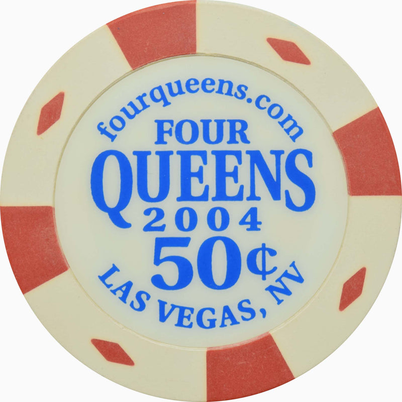 Four Queens Casino Las Vegas Nevada 50 Cent Chip 2004