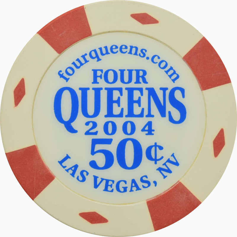 Four Queens Casino Las Vegas Nevada 50 Cent Chip 2004