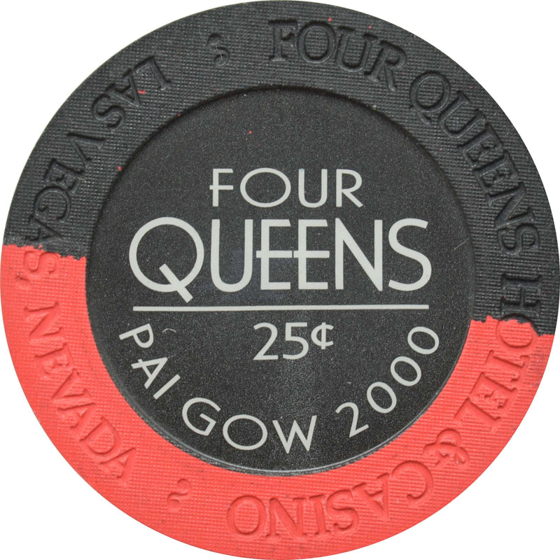 Four Queens Casino Las Vegas Nevada 25 Cent Pai Gow Chip 2000