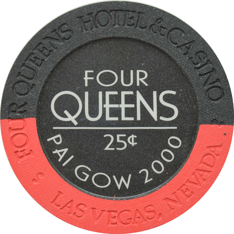 Four Queens Casino Las Vegas Nevada 25 Cent Pai Gow Chip 2000