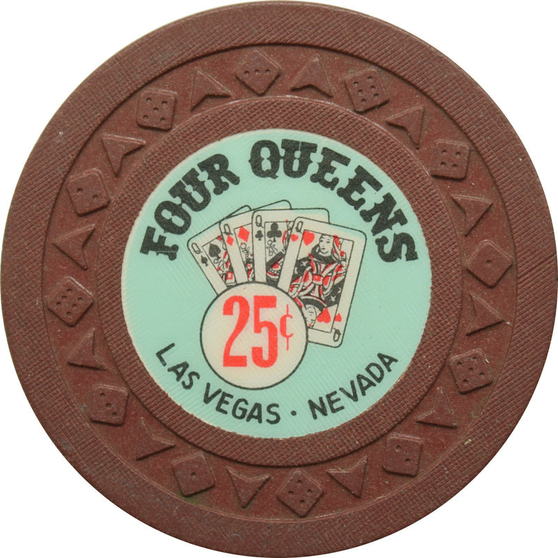 Four Queens Casino Las Vegas Nevada 25 Cent Chip 1965