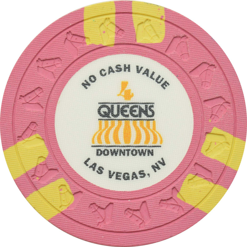 Four Queens Casino Las Vegas Nevada $5 Let It Ride No Cash Value Chip 1996