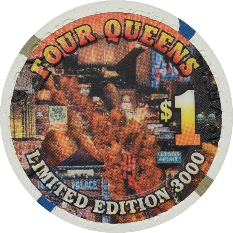 Four Queens Casino Las Vegas Nevada $1 Chip October 2000