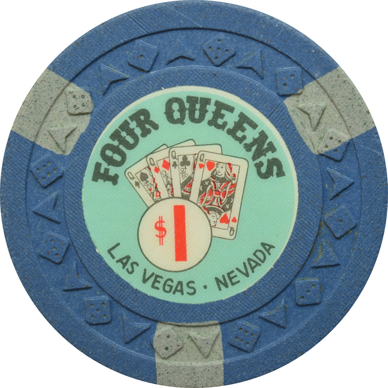 Four Queens Casino Las Vegas Nevada $1 Chip 1965