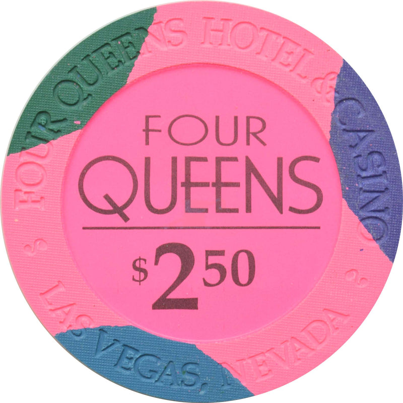 Four Queens Casino Las Vegas Nevada $2.50 Chip 2000