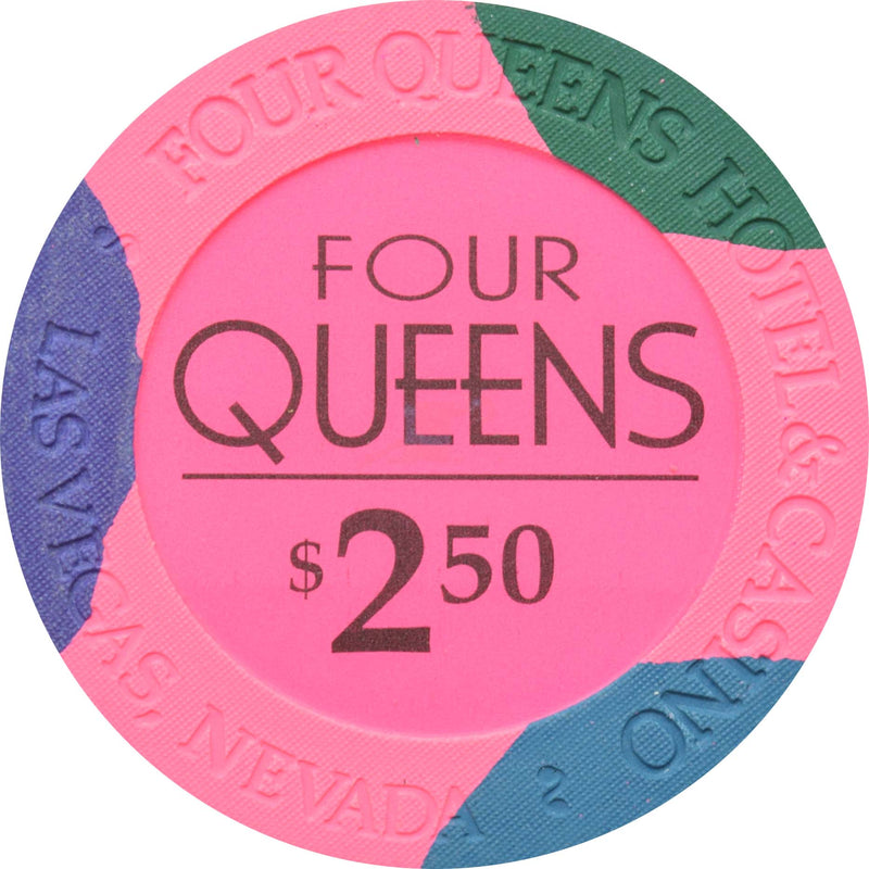 Four Queens Casino Las Vegas Nevada $2.50 Chip 2000