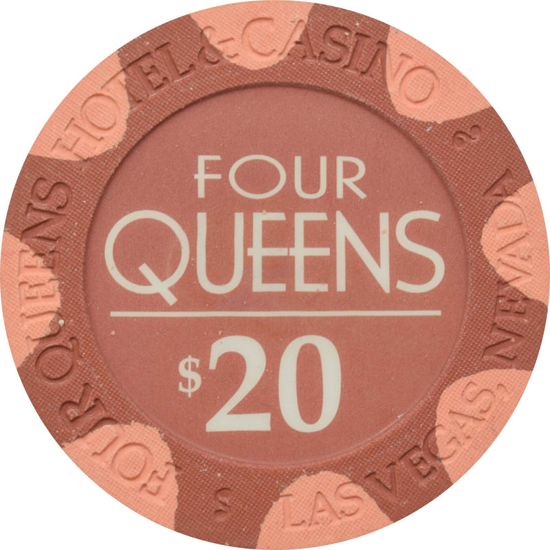 Four Queens Casino Las Vegas Nevada $20 Chip 2000