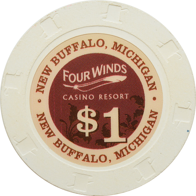 Four Winds Casino New Buffalo Michigan $1 Chip