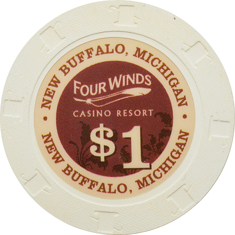 Four Winds Casino New Buffalo Michigan $1 Chip
