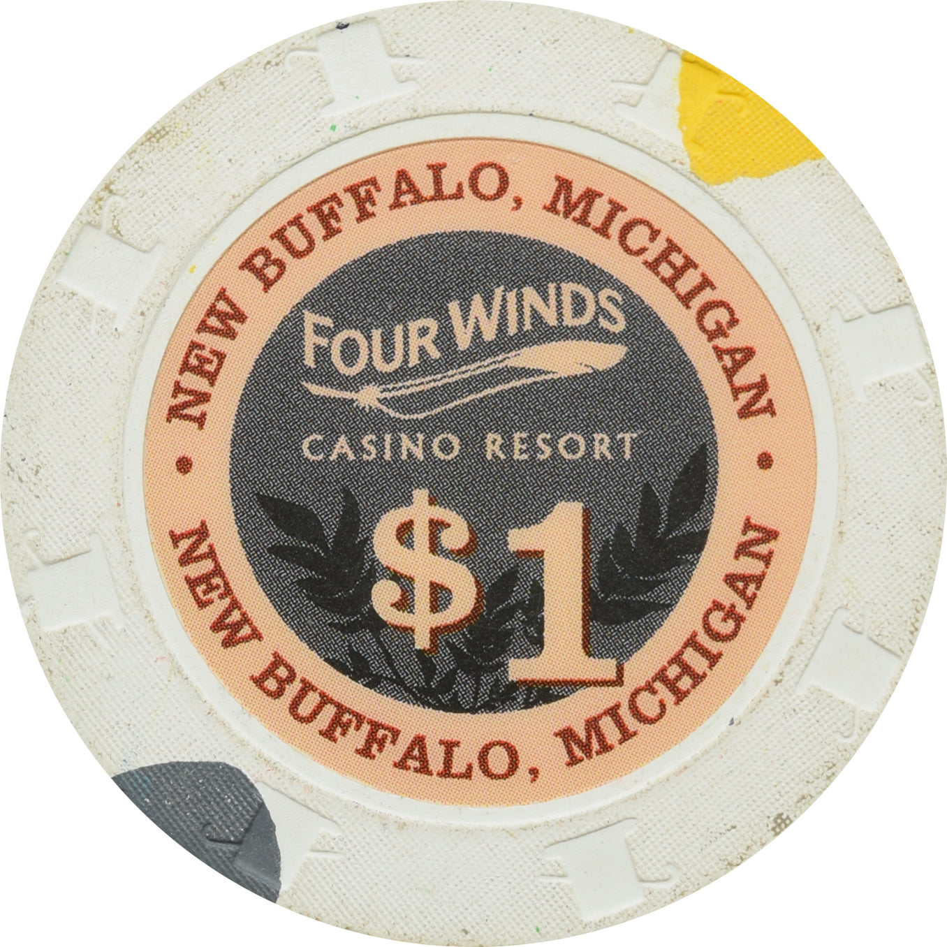 Four Winds Casino New Buffalo MI $1 Chip #2