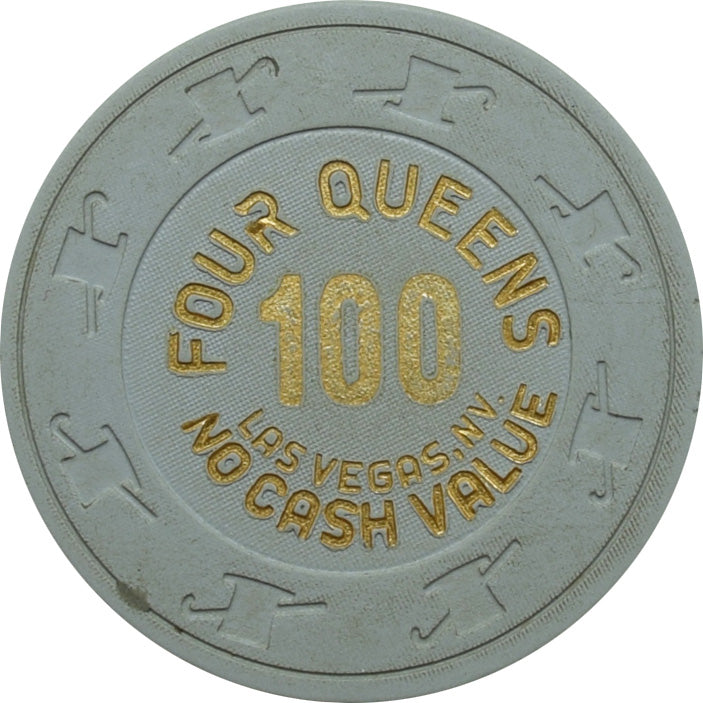 Four Queens Casino Las Vegas Nevada $100 NCV Chip 1989