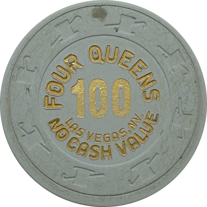 Four Queens Casino Las Vegas Nevada $100 NCV Chip 1989