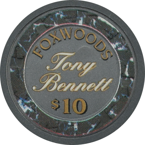 Foxwoods Casino Ledyard Connecticut $10 Tony Bennett Chip