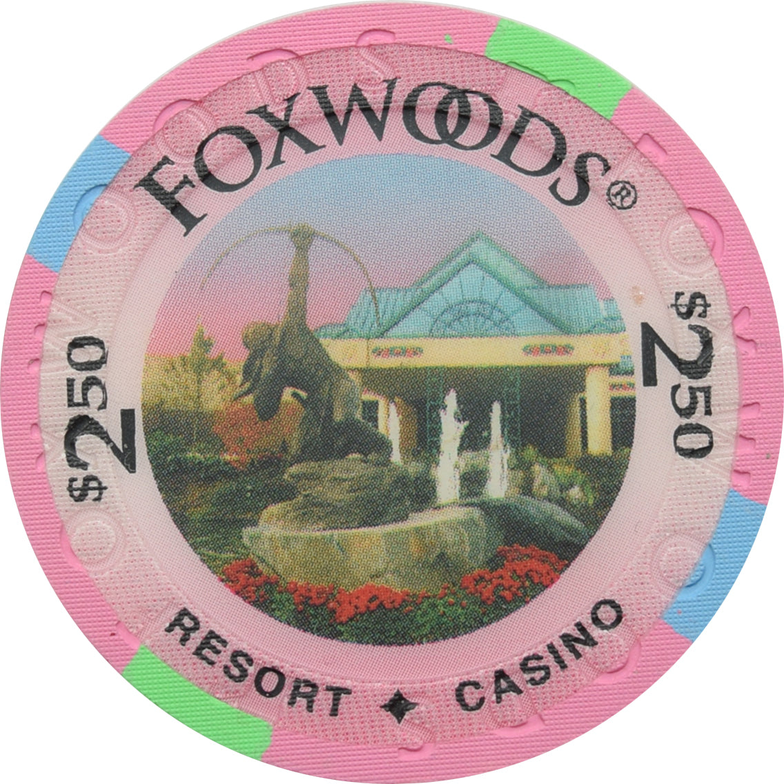 Foxwoods Casino Ledyard Connecticut $2.50 Chip