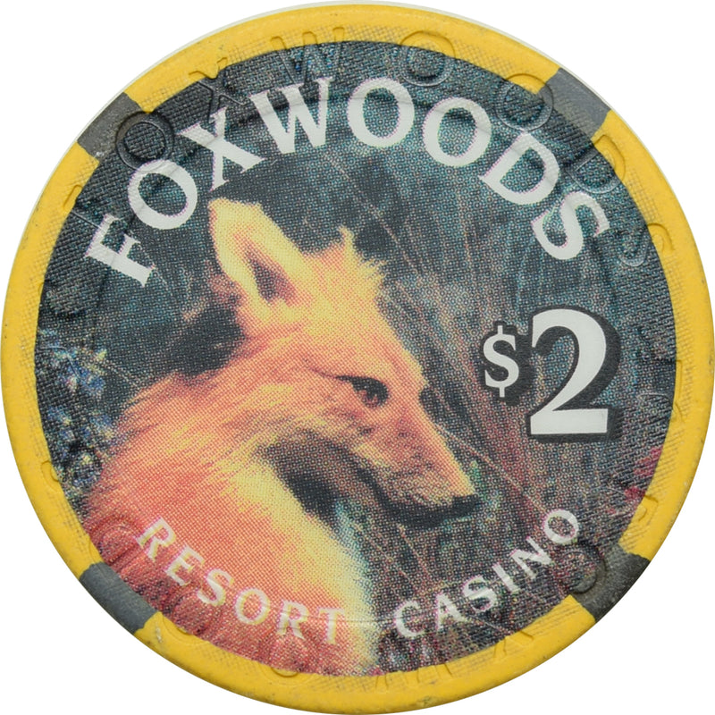 Foxwoods Casino Ledyard Connecticut $2 Chip
