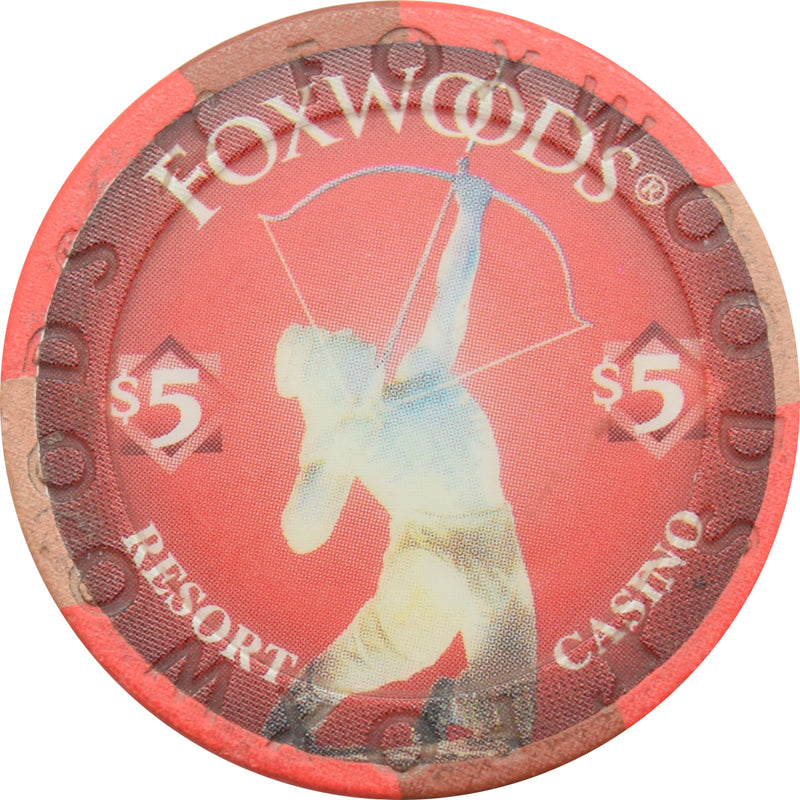 Foxwoods Casino Ledyard Connecticut $5 Chip