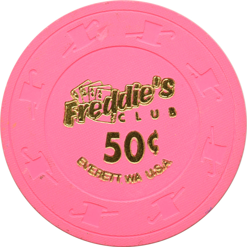 Freddie's Club Casino Everett WA 50 Cent Chip