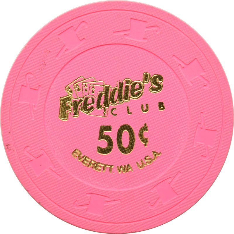 Freddie's Club Casino Everett WA 50 Cent Chip