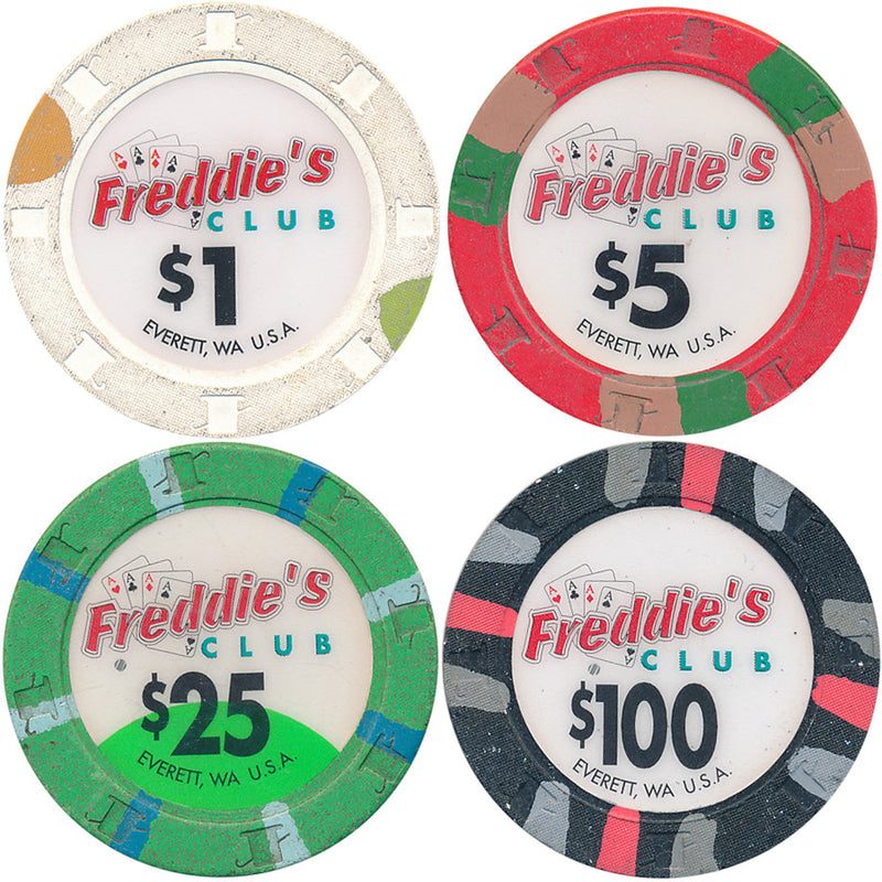 300 Freddies Club Casino Paulson Chips Set - Spinettis Gaming - 2