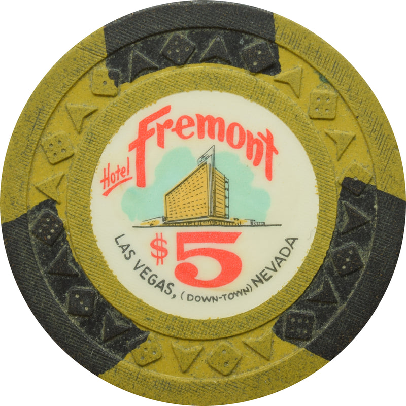 Fremont Casino Las Vegas Nevada $5 Chip 1965