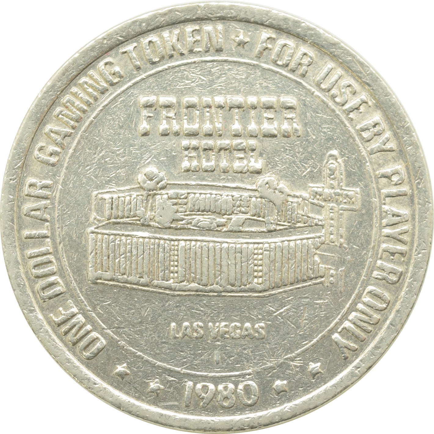 Frontier Hotel Casino Las Vegas NV $1 Token 1980