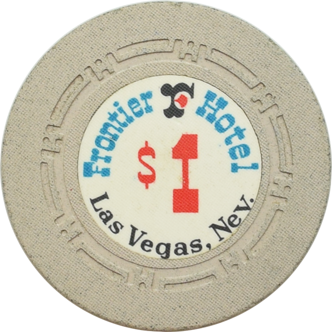 Frontier Hotel Casino Las Vegas Nevada $1 Chip 1967