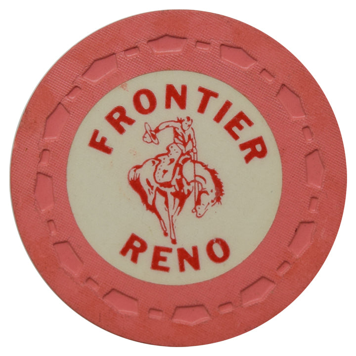 Frontier Club Casino Reno Nevada Pink Roulette Chip 1954