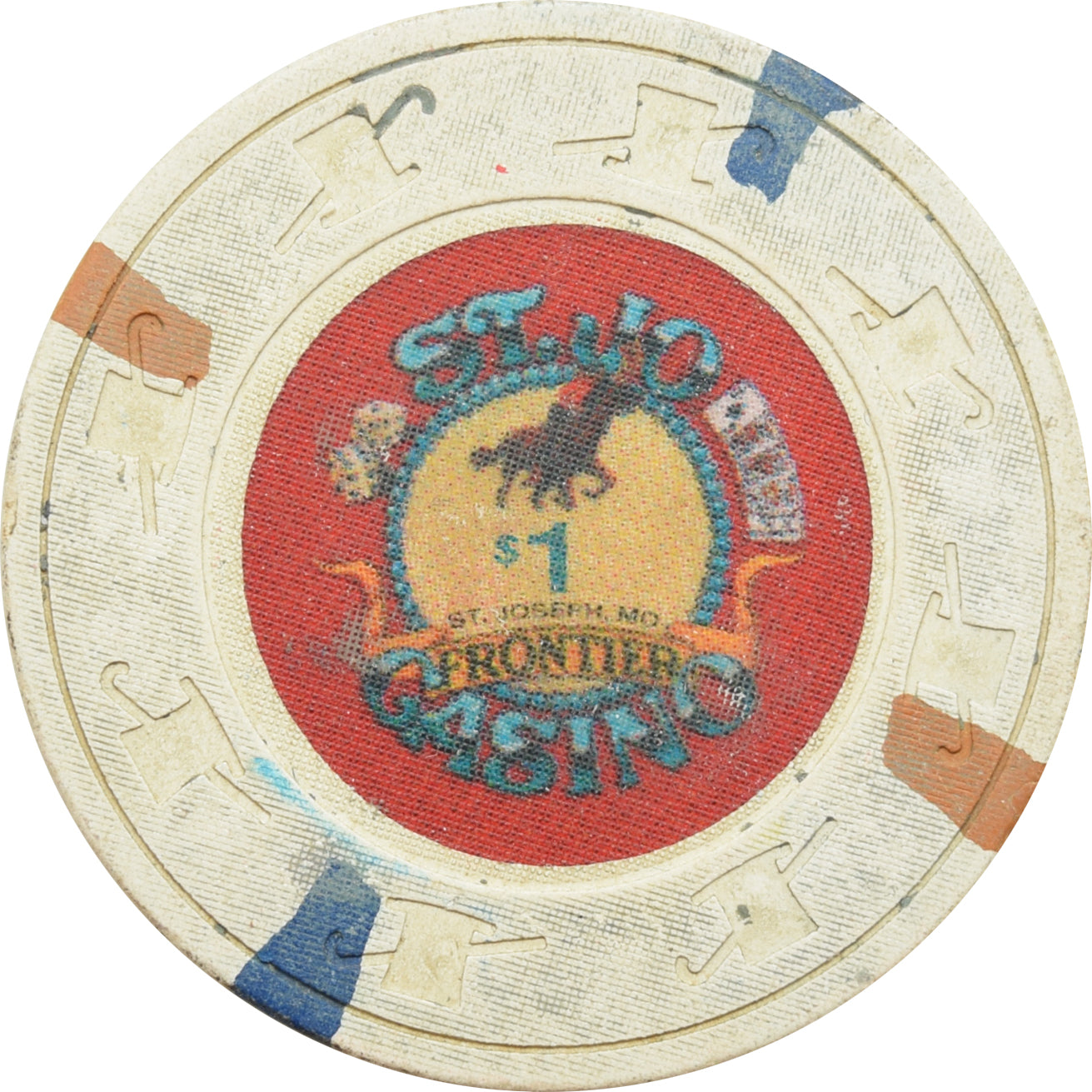 St. Jo Frontier Casino St. Joseph Missouri $1 Chip