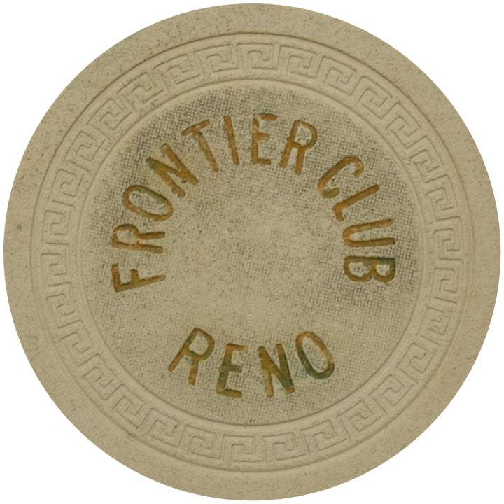 Frontier Club Casino Reno Nevada 10 Cent Chip 1950