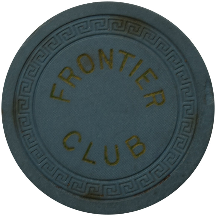 Frontier Club Casino Reno Nevada $1 Chip 1950