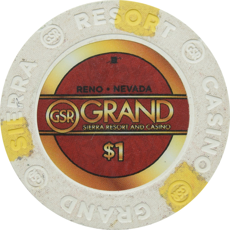 Grand Sierra Casino Reno Nevada $1 Chip 2018