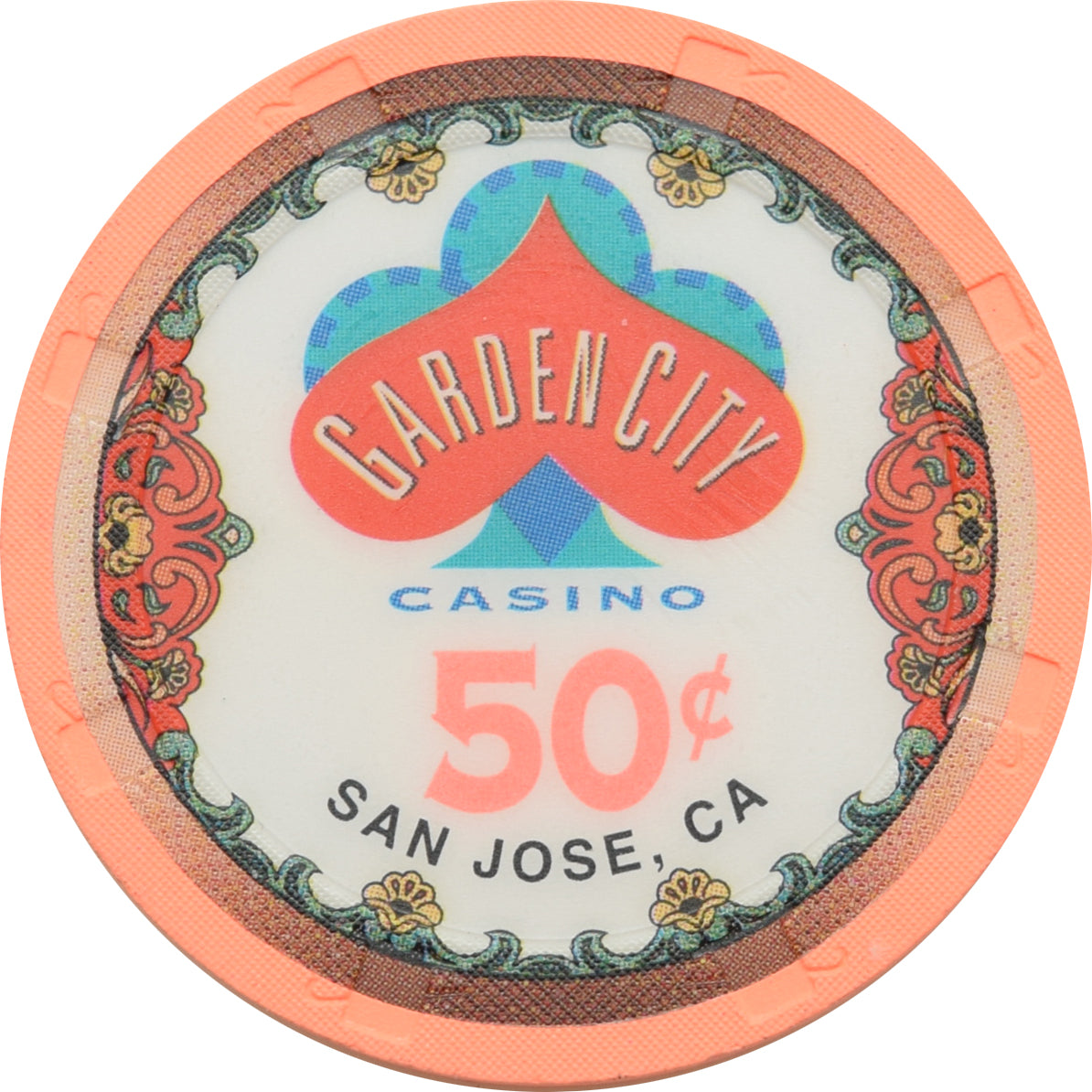 Garden City Casino San Jose California 50 Cent Chip