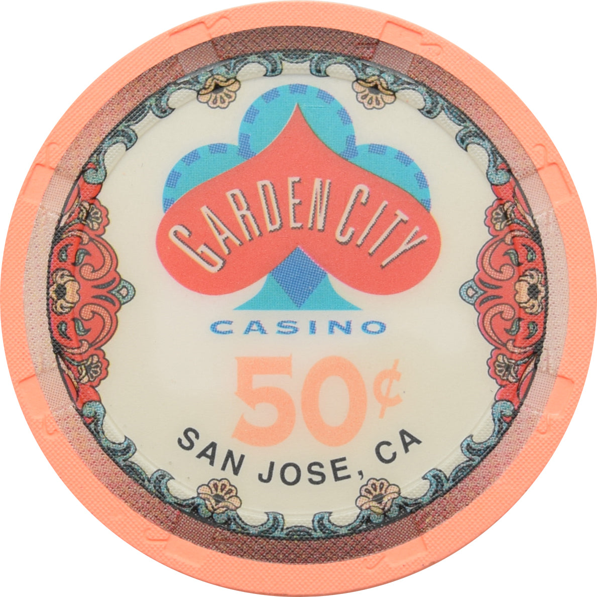 Garden City Casino San Jose California 50 Cent Chip