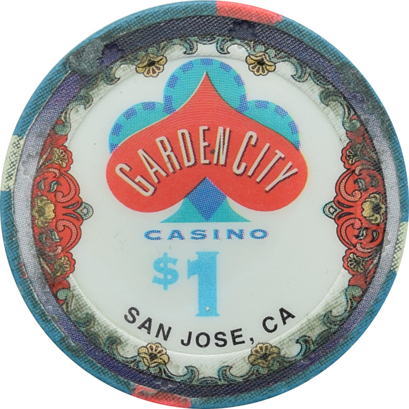 Garden City Casino San Jose California $1 Blue Chip