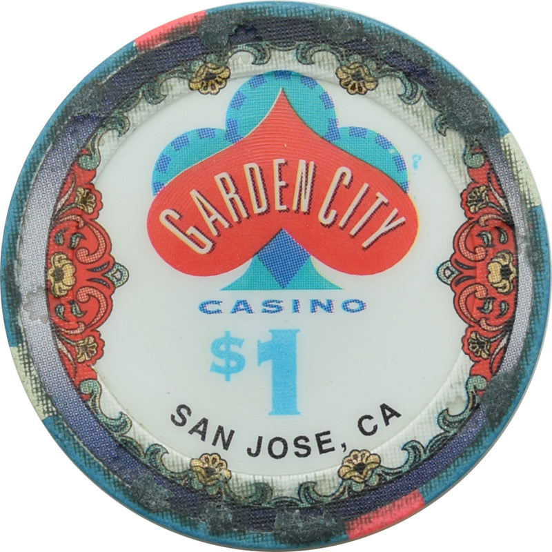Garden City Casino San Jose California $1 Blue Chip