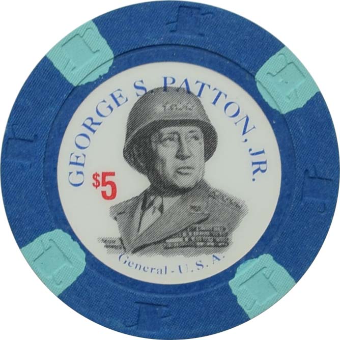 Paulson Generals $5 George S. Patton. Jr RHC Fantasy Chip