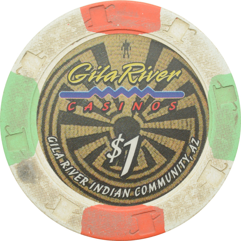 Gila River Casino Chandler Arizona $1 Chip