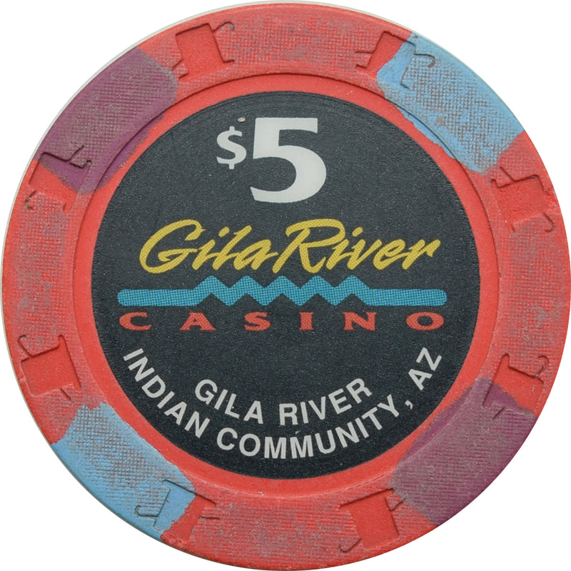 Gila River Casino Chandler Arizona $5 Chip