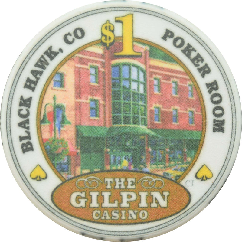 The Gilpin Casino Black Hawk Colorado $1 Chip
