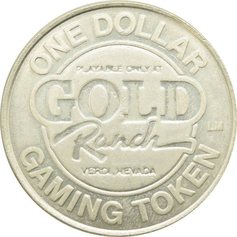 Gold Ranch Casino Verdi NV $1 Token 1987