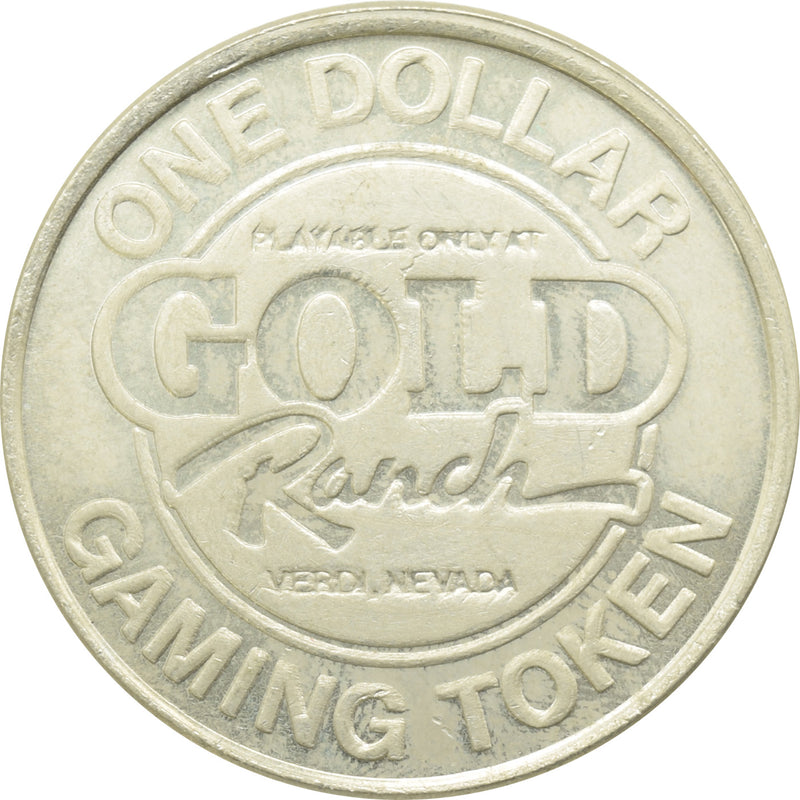 Gold Ranch Casino Verdi NV $1 Token 1987