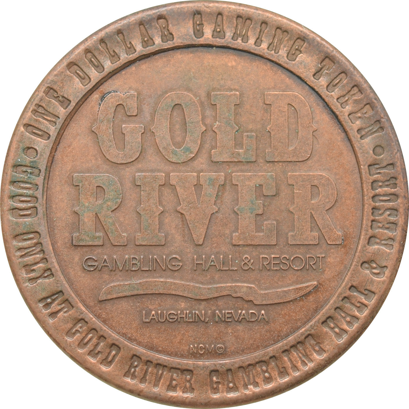 Gold River Casino Laughlin NV $1 Token 1992